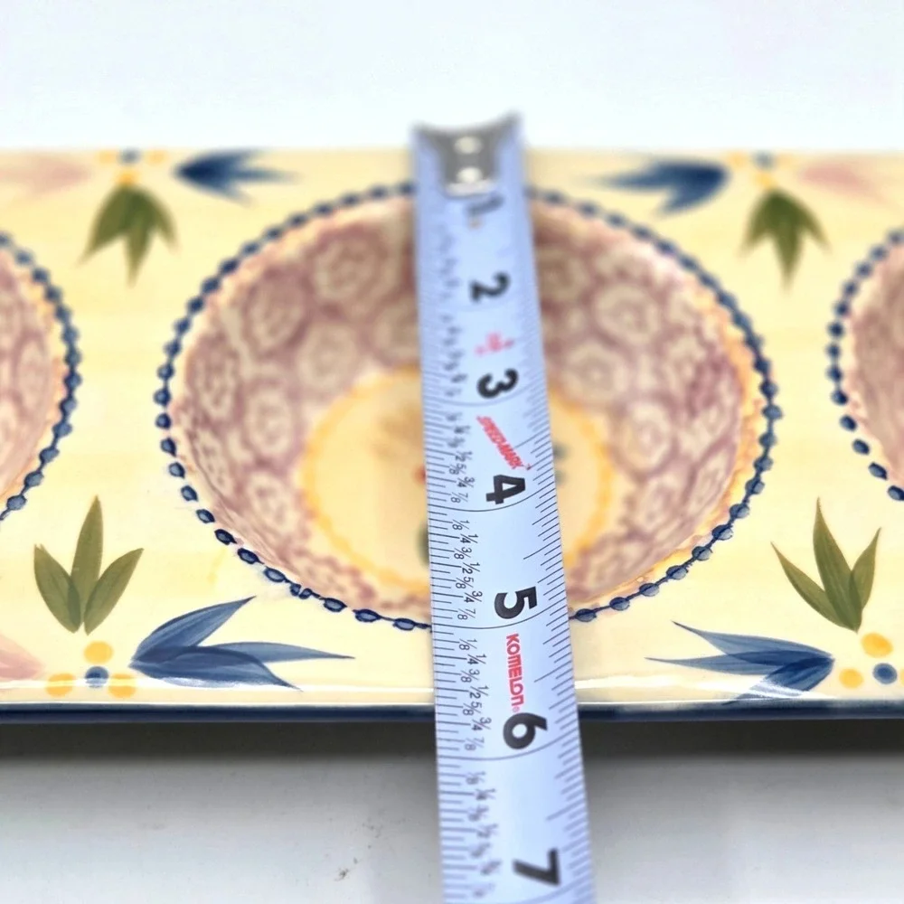 Temptations Old World‎ Rectangle Appetizer Server Serving Tray